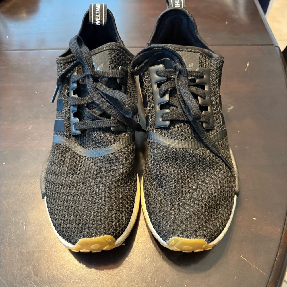 adidas NMD R1 Black with Gum Sole